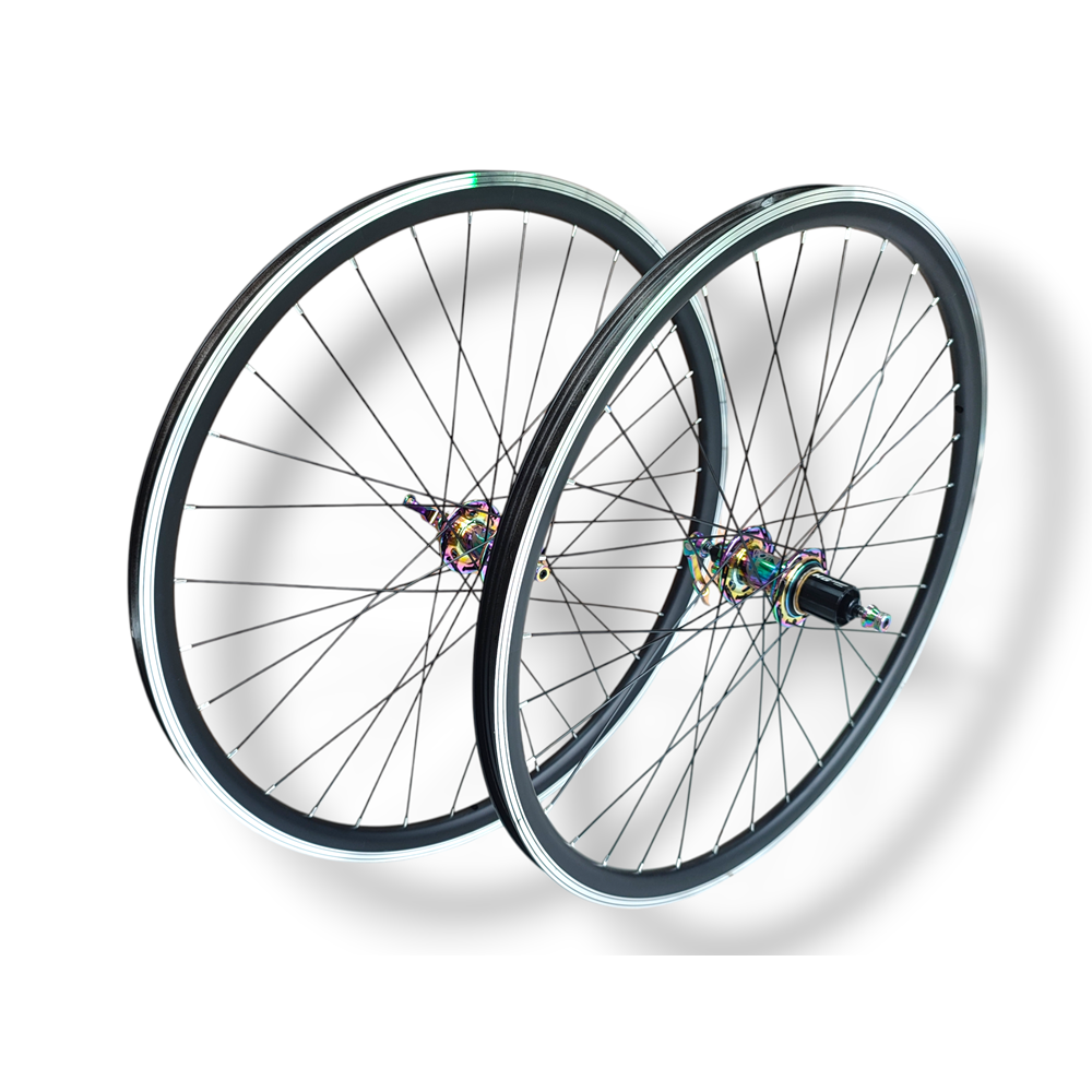 27.5 Duble Örülü Jant PASAK HUB Sesli Göbek Ön-Arka Takım RAİNBOW