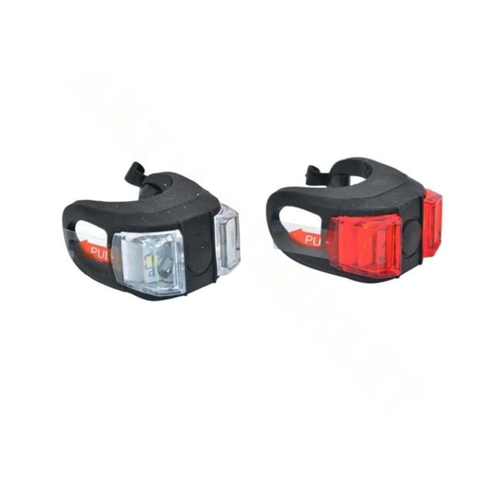 Silikon Far Seti Kırmızı-Beyaz Çakarlı Rectus