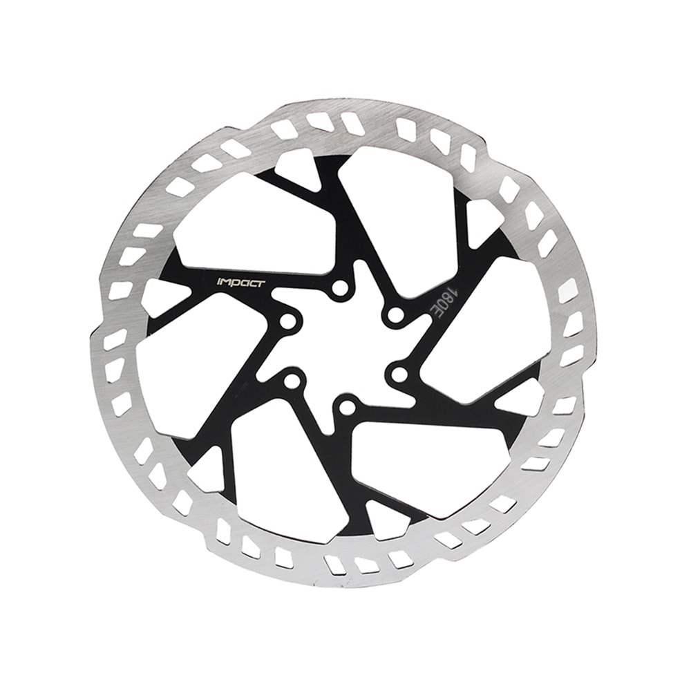 Disk Rotor 180 mm 6 Vidalı Kartlı 2.3 mm Kalın Siyah İMPACT