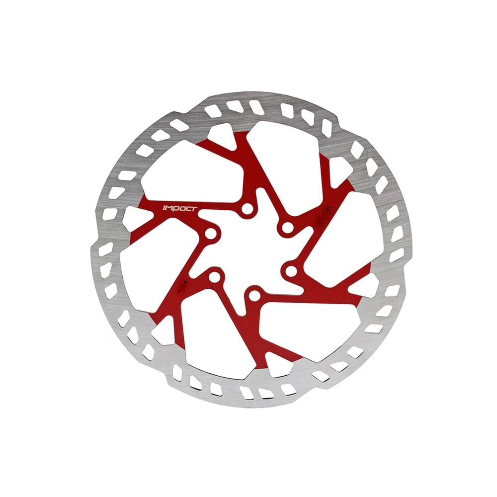 Disk Rotor 160 mm 6 Vidalı 2.3 mm Kalın KIRMIZI