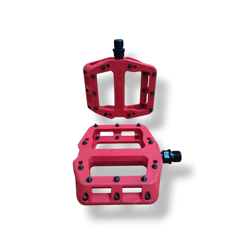 Renkli Pedal Rulmanlı - Çivili KIRMIZI BİGBOSS