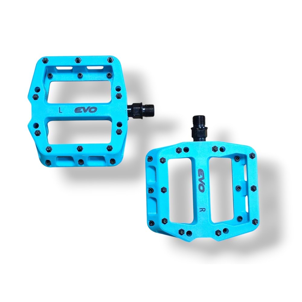 Renkli Pedal Rulmanlı - Çivili MAVİ