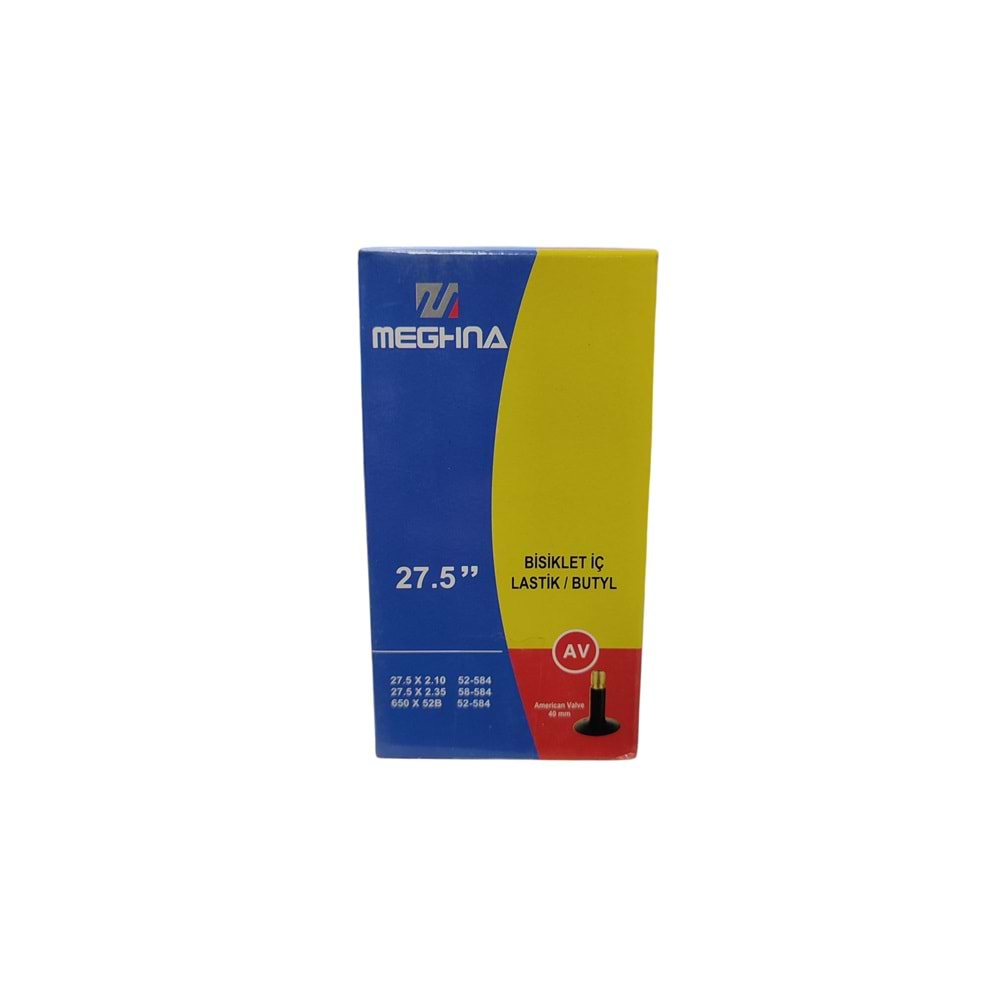 27.5 * 2.10 - 2.35 İç Lastik MEGNA (40mm Sibop)