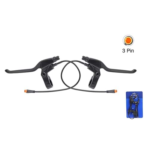 Elektrikli Bisiklet Fren Kolu Güç Kesicili 3 Pin Uç