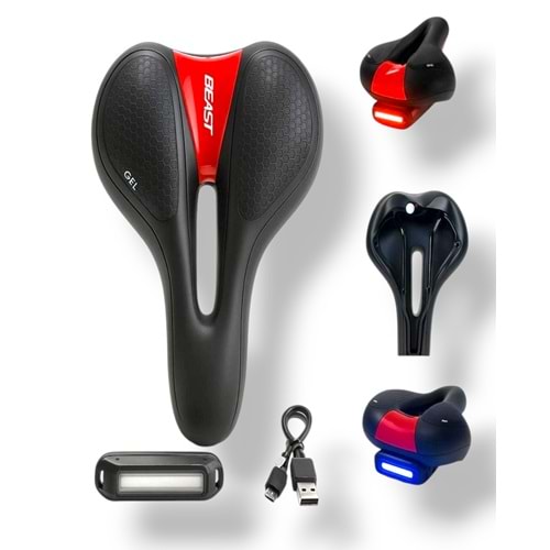 Mtb Bisiklet Selesi Jelli JKS-2 Şarjlı Işıklı
