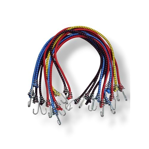 Bagaj Lastiği Kalın 1 Metre Demir Kancalı A Kalite