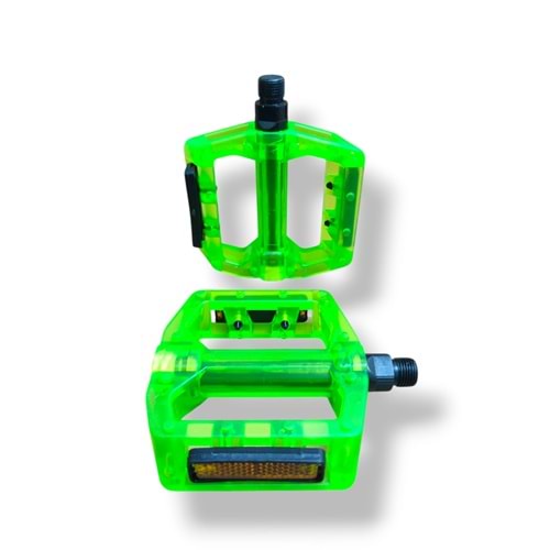 Mtb Geniş Pedal Şeffaf Bilyalı Yeşil