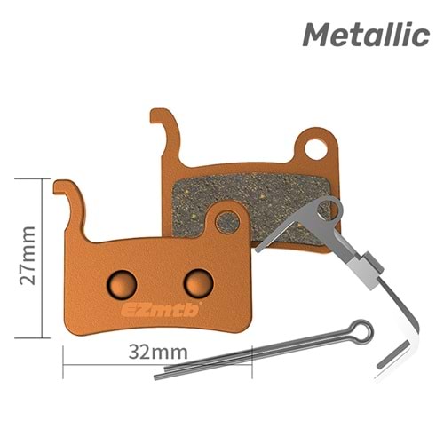 Fren Balatası BP1102 Metal EZmtb