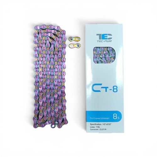 MTB 7-8 Vites Zincir RAİNBOW (Galaxy Mavi) Orjinal KMC-TEC