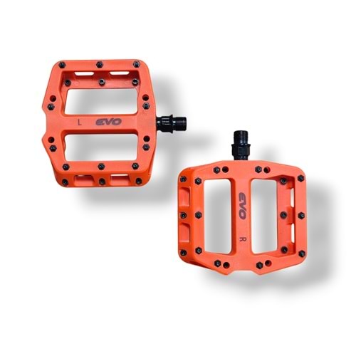 Renkli Pedal Rulmanlı - Çivili TURUNCU