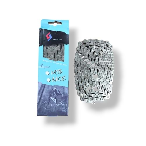 Mtb Zincir 9 Vites Silver 116 LINK R-1009